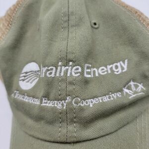 Prairie Energy Touchstone Cooperative Farm Hat Cap Green Mesh Strapback B303D 海外 即決
