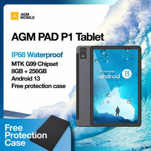 AGM Pad P1 Waterproof Tablet Lightweight 8+256GB Android13 7000mAh 10.36'' WIFI 海外 即決