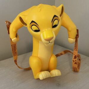 Disney Parks Animal Kingdom The Lion King Baby Simba Popcorn Bucket With Strap 海外 即決