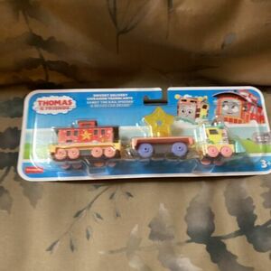 Thomas & Friends Shivery Delivery Sandy The Rail Speeder & Brake Car Bruno 海外 即決