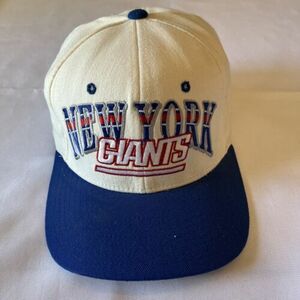 New York Giants Starter Hat Cap Vintage NFL Size 3-7 3/8-7 3/4 Rare Embroidered 海外 即決