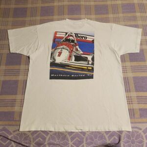 MARLBORO MCLAREN FORMULA 1 GRAND PRIX F1 RACING T SHIRT ORIGINAL VINTAGE XL 90s 海外 即決