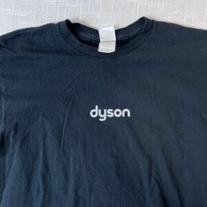 Y2K Dyson Cyclone Vacuum T Shirt Slim L Vintage Black Tech Company Promo 海外 即決