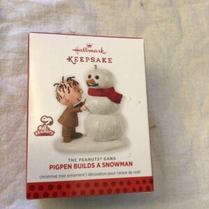 2013 Pigpen Builds A Snowman Hallmark Keepsake Ornament Peanuts Gang 海外 即決