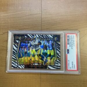 2022 Select Aaron Donald Field Level Zebra #497 PSA 10 Gem - Los Angeles Rams 海外 即決