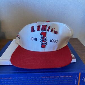 St. Louis Cardinals Ozzie Smith Retirement 1996 Hat Baseball #1 Vintage New Era 海外 即決