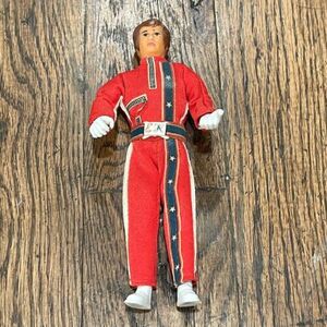 Vintage 1972 Ideal Toys EVEL KNIEVEL 7” Action Figure Bendable Stuntman RARE 海外 即決