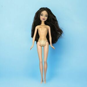 Barbie My Scene Fashion Doll Nolee Spring Break Brunette Nude With Purple Eyes 海外 即決