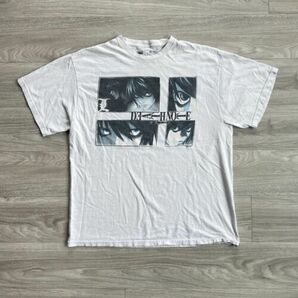 Vintage Y2K Death Note “ L “ Shonen Jump Anime T-Shirt Men’s Size Large/XL 海外 即決の画像1