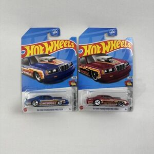 HOT WHEELS TWO 2023 '86 FORD THUNDERBIRD PRO STOCK Blue & Red 海外 即決