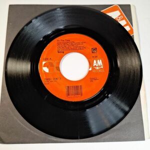 Sting "All This Time" ~ "I Miss You / Kate" 45 Rpm A&M Records (VG Vinyl) 海外 即決