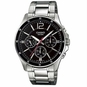 Casio MTP-1374D-1A Analog Silver Stainless Steel Mens Watch MTP1374D 海外 即決