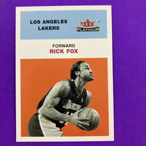 Rick Fox 2001-02 Fleer Platinum Card #100 NBA Los Angeles Lakers 海外 即決