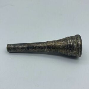 Antique early Getzen Co. Elkhorn Wisconsin Trumpet Mouthpiece Silver plated 海外 即決