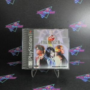 Final Fantasy VIII 8 PS1 PlayStation 1 Black Label - Complete CIB 海外 即決