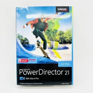 CYBERLINK POWER DIRECTOR 21 ULTRA OPEN BOX 海外 即決