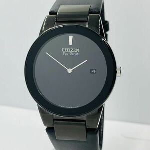 Citizen Men’s AU1065-58E Eco-Drive Axiom Black 40mm Stainless Black Used Watch 海外 即決