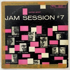 Norman Granz Jam Session # 7インチ LP Verve Records Mono MG V-8062 Vintage ジャズ Vinyl 海外 即決