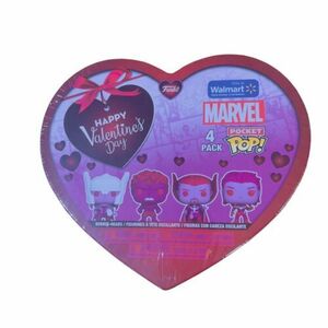 Funko Limited Edition 4 Pk Pocket Pop Marvel Classics Valentines Box New Sealed 海外 即決