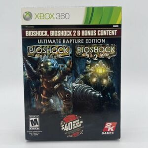 BioShock Ultimate Rapture Edition (Microsoft Xbox 360, 2013) Near Complete 海外 即決