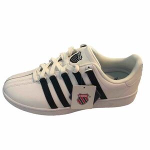 K-Swiss Men's クラシック VN レザー Sneaker, White/ネイビー/ネイビー, 9.5 海外 即決