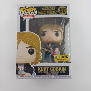 Funko Pop! Rocks KURT COBAIN 66 Hot Topic EXCLUSIVE Vinyl Figure 海外 即決