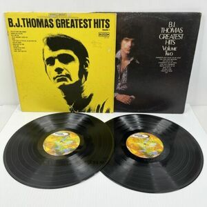 B.J. Thomas グレイテスト・ヒッツ Volume 1 & 2 Two LP Lot Scepter Records バイナル VG 海外 即決