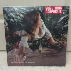 サムシング / Corporate Leaving Through the Window Clear Splatter バイナル LP 海外 即決