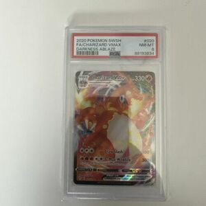 2020 ポケモン SWSH FA Charizard Vmax Darkness Ablaze 020/189 PSA 8 Nm-Mt 海外 即決