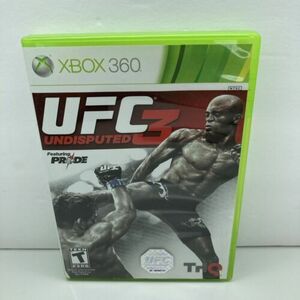 UFC Undisputed 3 (Microsoft Xbox 360, 2012) COMPLETE CIB - Tested Works! 海外 即決