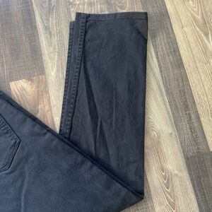 LEVI'S 504 Jeans Men actual fit W32 L28.5 Straight Regular Black Jeans-READ 海外 即決