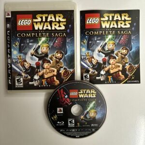 LEGO Star Wars Complete Saga PS3 PlayStation 3 - Complete CIB TESTED 海外 即決