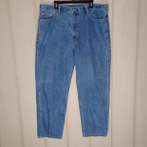 LEVI'S 550 Jeans Mens 42x32 Blue Work Hiking Camping Rugged Tough Farm Chores 海外 即決