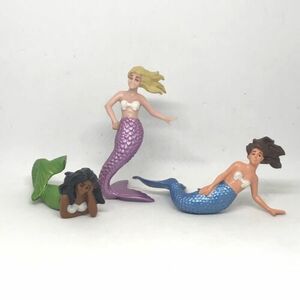 Mermaids Safari LTD Dongguan Mini Action Figures Plastic Toys Set Of 3 MERMAIDS 海外 即決