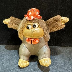 Wide Way Monkey Gorilla Ape Child Hat 5" Plush Stuffed Animal Toy Vintage 海外 即決