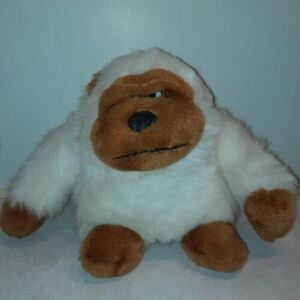 Fable Toys White Gorilla Plush Stuffed Animal 6” Tall 1993 90's Ape Monkey 海外 即決