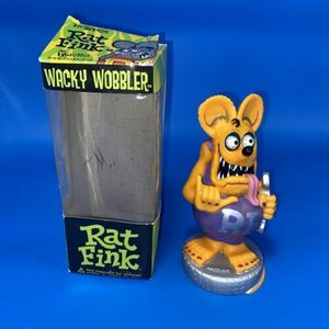 2005 Funko Wacky Wobbler Rat Fink Orange Purple #2 海外 即決