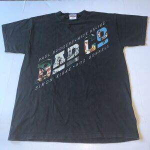 Vintage Bad Company Concert T Shirt 1999 US Tour Anthology Album Cover Black L 海外 即決