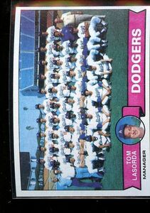 1979 TOPPS TEAM CARD #526 TOM LASORDA DODGERS NM/MT D016960 海外 即決