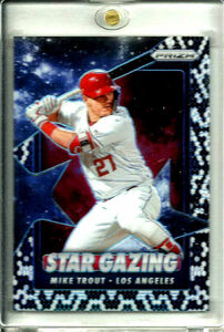 MIKE TROUT 2020 Panini Prizm Star Gazing #SG-1 Snake Skin D # 12/50 Angels 海外 即決