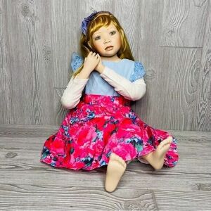 Christine Orange 30” Lavender Limited Edition realistic toddler doll porcelain 海外 即決