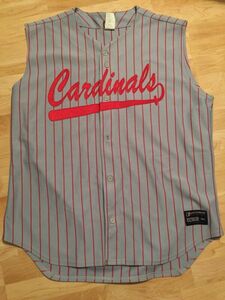 Uniforms Express VINTAGE St Louis Cardinals Button Up Sewn Jersey #21 海外 即決