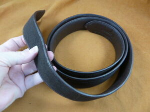 EL23-1 genuine brown Shark SKIN Leather Sharky exotic belt to be finished DIY 海外 即決