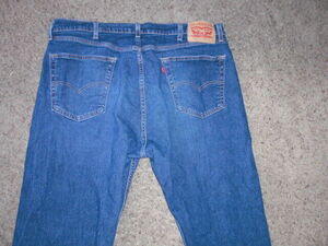 LEVI'S 505 blue stretch Jeans 40x30 海外 即決