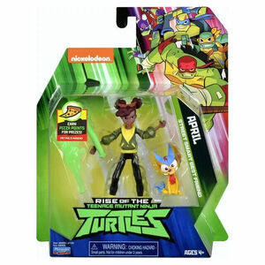 Rise of the Teenage Mutant Ninja Turtles April Action Figure Set 海外 即決