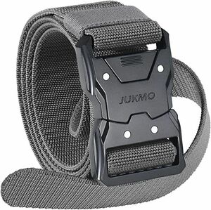 Quick Release Tactical Belt - 1.5" Nylon Web - Military Work Belt, Grey 海外 即決