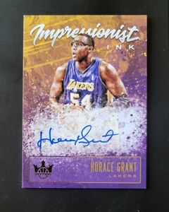 2019-20 Court Kings Horace Grant Auto #/149 Los Angeles Lakers #II-HOR 海外 即決