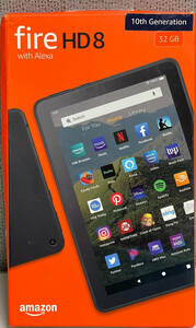 Amazon - Fire HD 8 10th Generation - 8" - Tablet - 32GB - Black 海外 即決