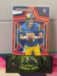 2023 Rookies & Stars Red Parallel #181 Stetson Bennett IV RC - Los Angeles Rams 海外 即決