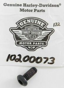 1 NEW Genuine Harley-Davidson Button Head Hex Socket Screw Part OEM 10200073 NOS 海外 即決